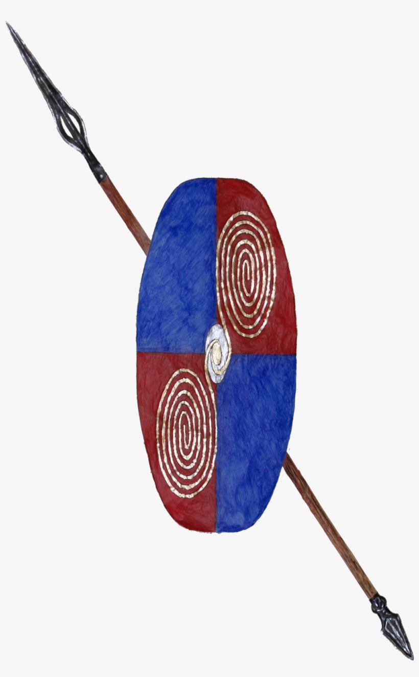 Spartan Spear And Shield, transparent png #8224466
