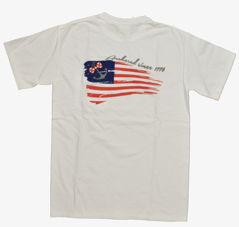 Southern Anchor Pocket Tee - Flag Of The United States, transparent png #8224744