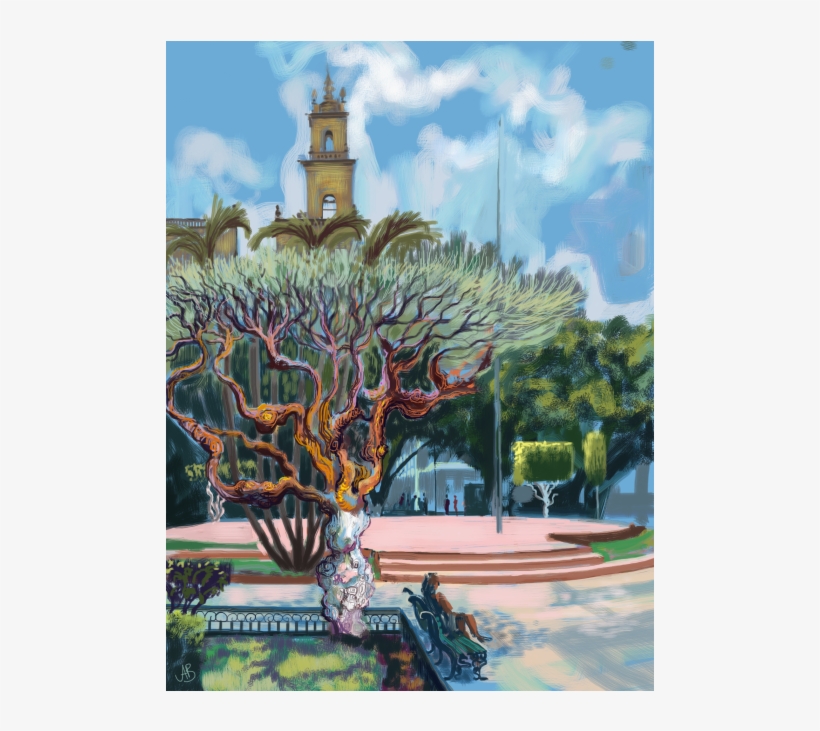 Central Square Merida - Tree, transparent png #8225169