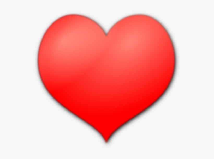 Valentine Heart 555px 118 - Heart Png, transparent png #8225219