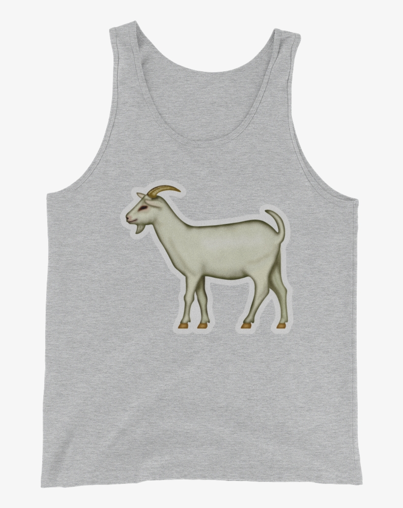 Men's Emoji Tank Top - Goat, transparent png #8225698