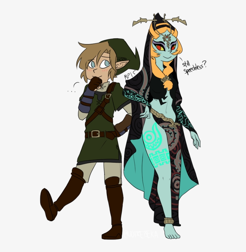 It She Skyward Sword Link, Link And Midna, Zelda Anime, - Cartoon, transparent png #8227213