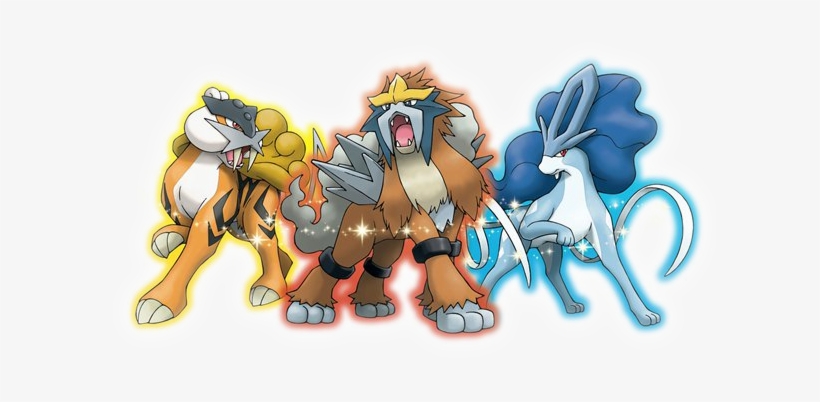 [closed] Official Legendary Tournament Round Two - Shiny Suicune Entei Raikou, transparent png #8227458