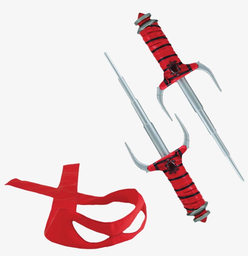 Raphael S Conceal And Reveal Sai Role Play Kit Teenage Mutant Ninja Turtles Raphael Sais Free Transparent Png Download Pngkey