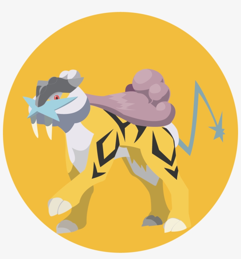 Raikou - Pokemon Dog Trio, transparent png #8227686