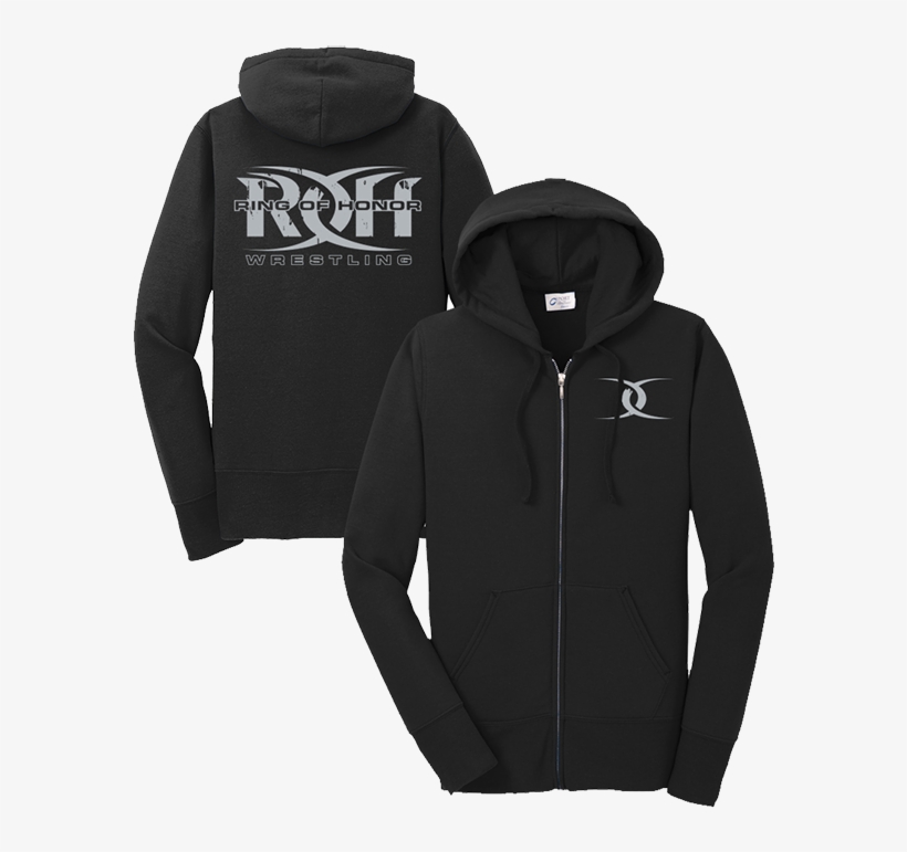 Roh Zip Up Hoodie Sweatshirt - Hoodie, transparent png #8227756