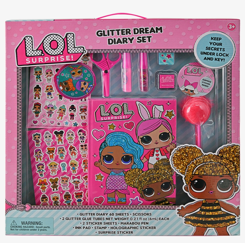 Lol! Glitter Dream Diary Set, transparent png #8227909