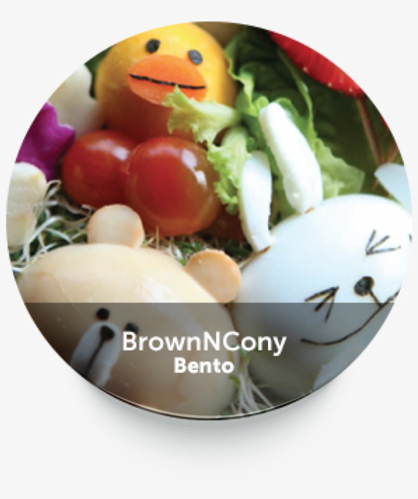 Roundbuttonfunbento-03 - Egg, transparent png #8228016