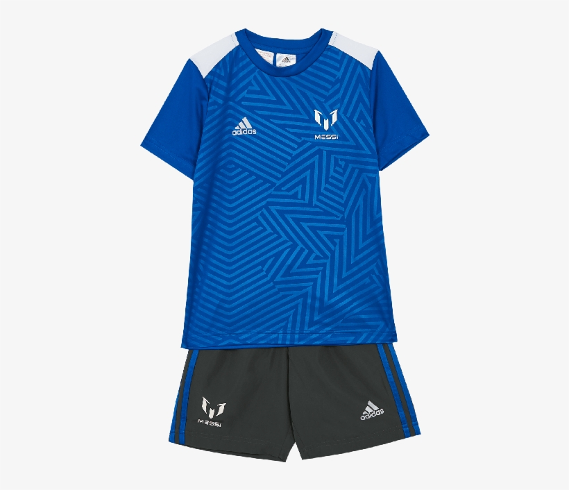 Blue Youth Messi Football Clothing Set - Board Short, transparent png #8228123