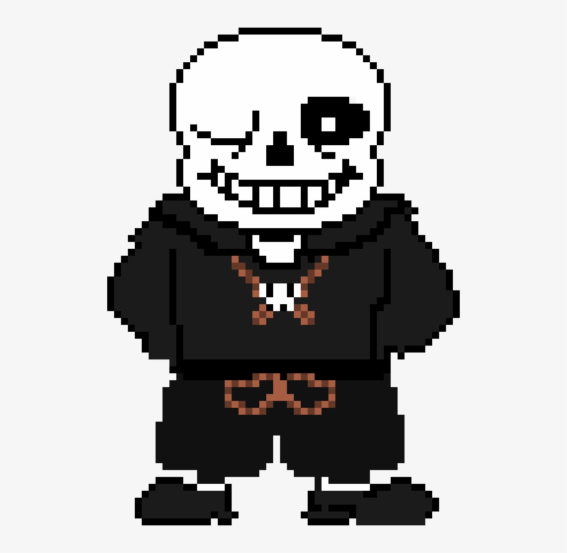 Sans Sprite - Reaper Sans Pixel Art - Free Transparent PNG Download - PNGkey