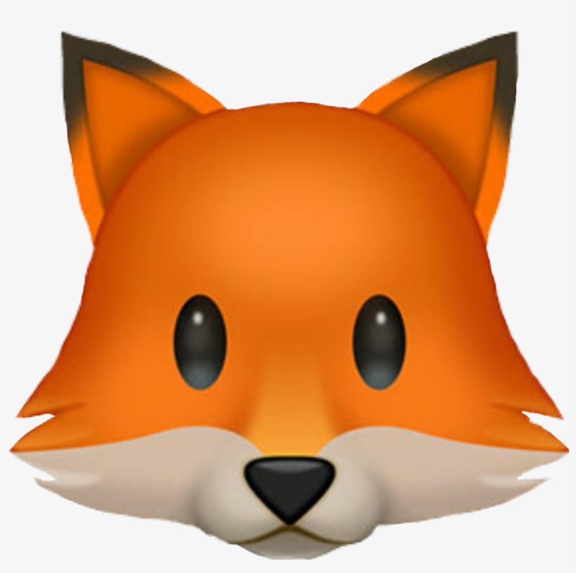 Freetoedit Fox Emoji Animal Лиса Лис Эмоджи Эмодзи - Fox Emoji Png, transparent png #8228451