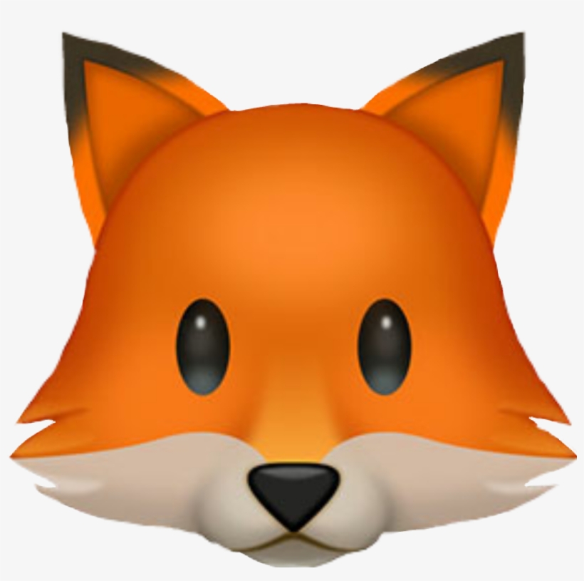 Freetoedit Fox Emoji Animal Лиса Лис Эмоджи Эмодзи Fox Emoji Png Free Transparent PNG
