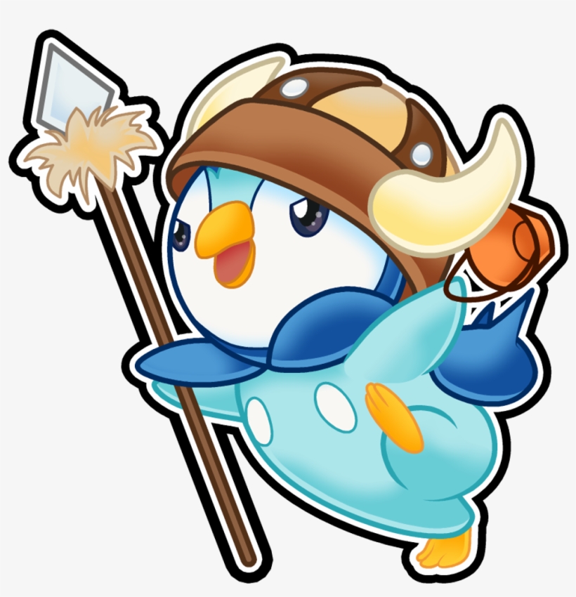 Pokemon Sticker - Cute Piplup Png, transparent png #8228836