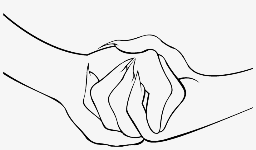 Holding Hands Png Photo - Drawing, transparent png #8229290