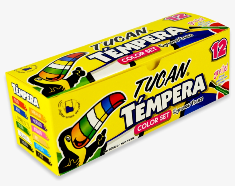 Témpera Tucan Clásica 12 Colores - Lego, transparent png #8229449