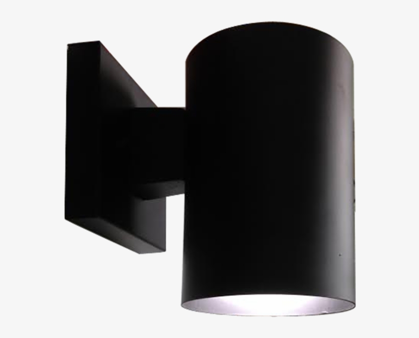 Cylinder Down Light Wall Mount - Lampshade, transparent png #8229679
