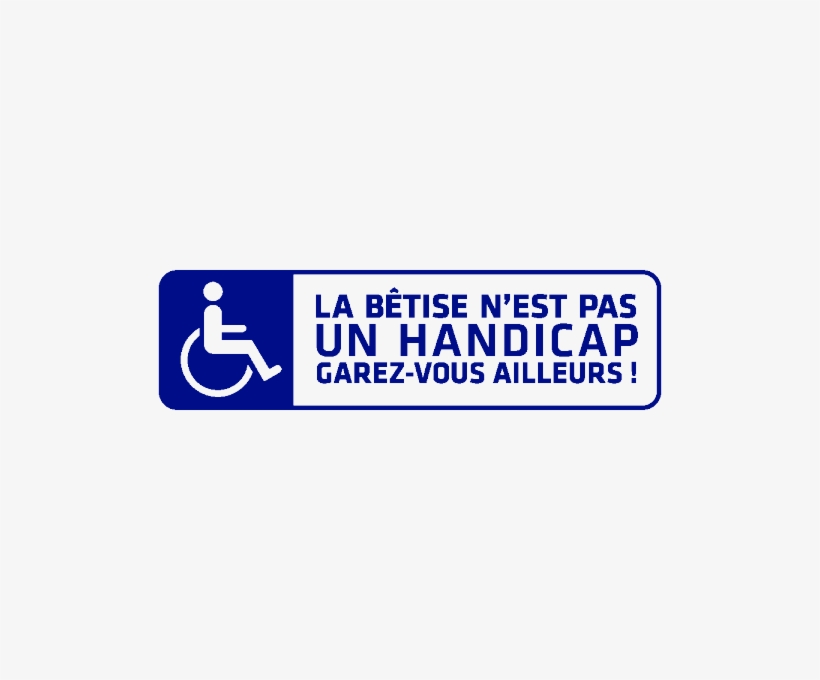 Handicap Decals Stickers Handicap Vengeur Sovalux Stickers - Wheelchair, transparent png #8229885