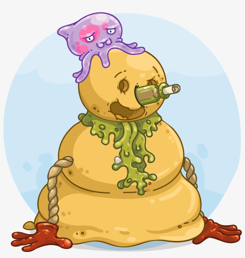 Sandy The Seaside Sandcastle - Cartoon, transparent png #8230158