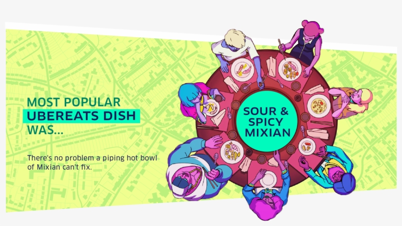 Meanwhile, Uber Eats Data Showed How Hongkongers Take - Circle, transparent png #8230481