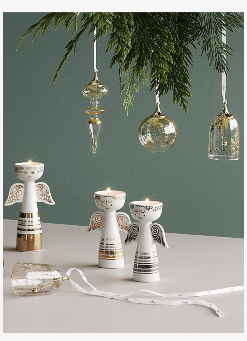 Wiinblad Christmas Icicle Gold H16 Bw Christmas - Bjorn Wiinblad Christmas, transparent png #8230854