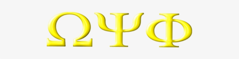 Omega Psi Phi - Calligraphy, transparent png #8231290