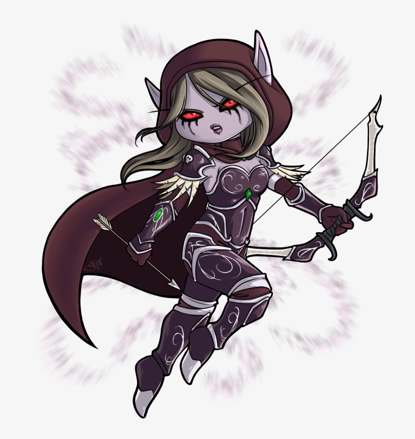 Sylvanas Not Necessarily Like This, But It's A Start - Cartoon, transparent png #8231372