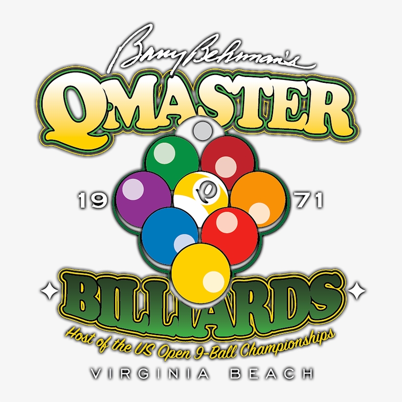Barry Behrnam's Q Master Billiards - Graphic Design, transparent png #8231499