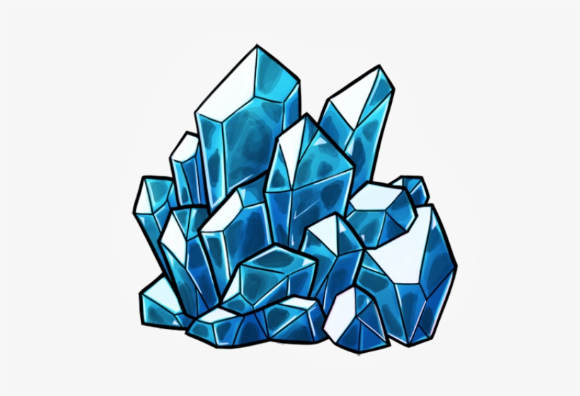 Drawn Crystals Ice Shard - Benign Paroxysmal Positional Vertigo Otoconia, transparent png #8231501