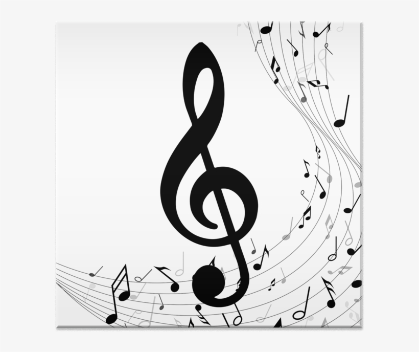 Azulejo Notas Musicais Ii De Wesley Carçadona - Treble Clef, transparent png #8231685