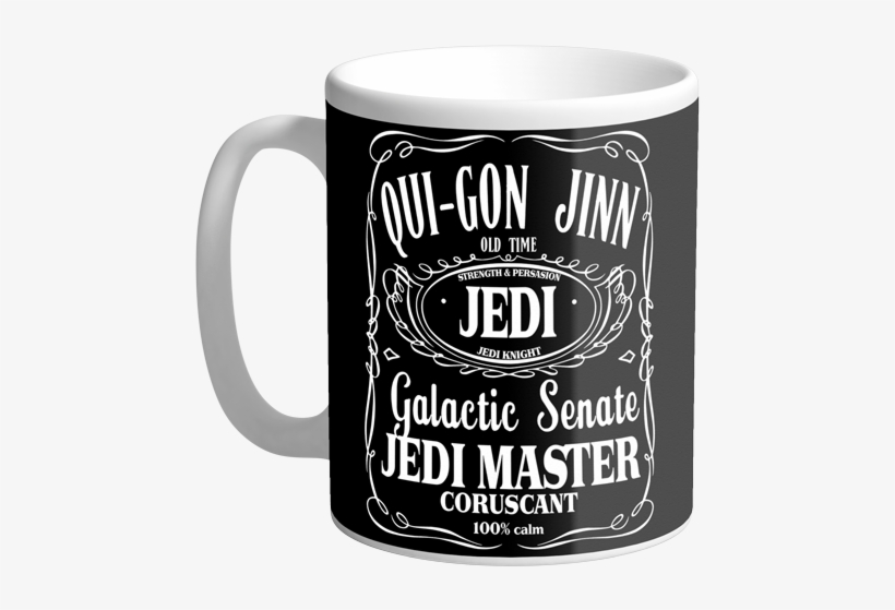 Mug Qui Gon Jin - Jack Daniels Label, transparent png #8231711