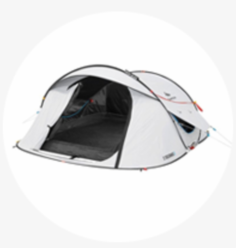 Tent Inn Black & Fresh - Quechua Fresh And Black 3, transparent png #8231716