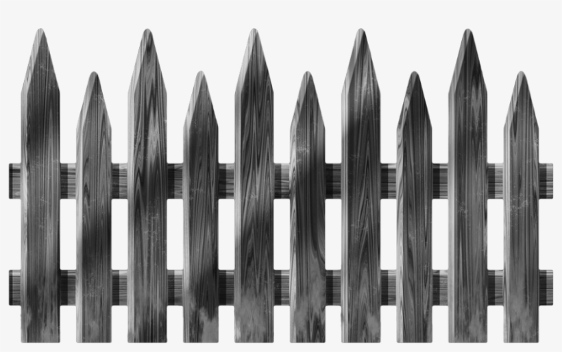 Wood Sticker - Fence, transparent png #8231939