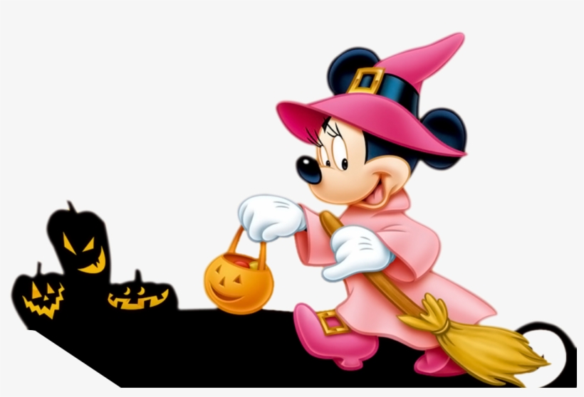 Minnie Mouse Donald Duck Halloween Clip Art - Minnie Mouse Halloween Png, transparent png #8233380