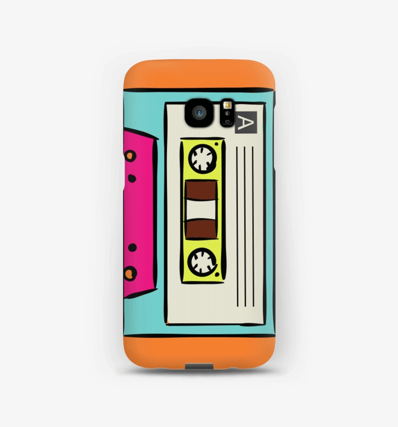 Mixtape Case Galaxy S7 Edge - Mobile Phone, transparent png #8233707