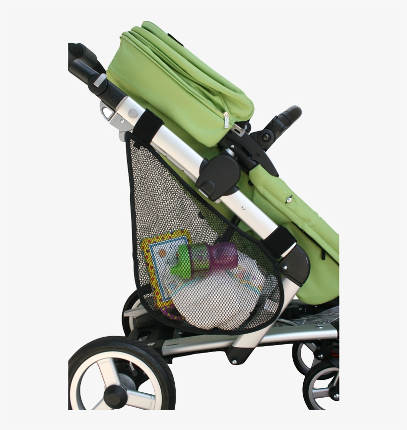 Side Sling Stroller Cargo Net - Stroller Saddle Bag, transparent png #8233785
