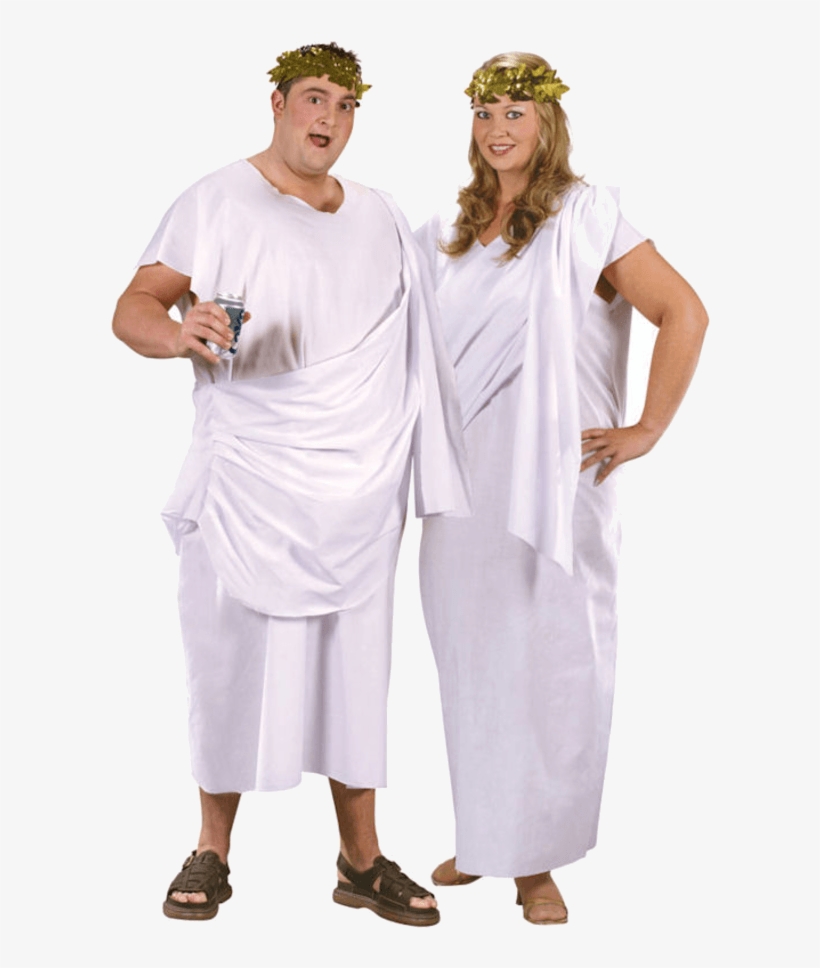 Plus Size Toga - Goddess Costume Plus Sized, transparent png #8233815