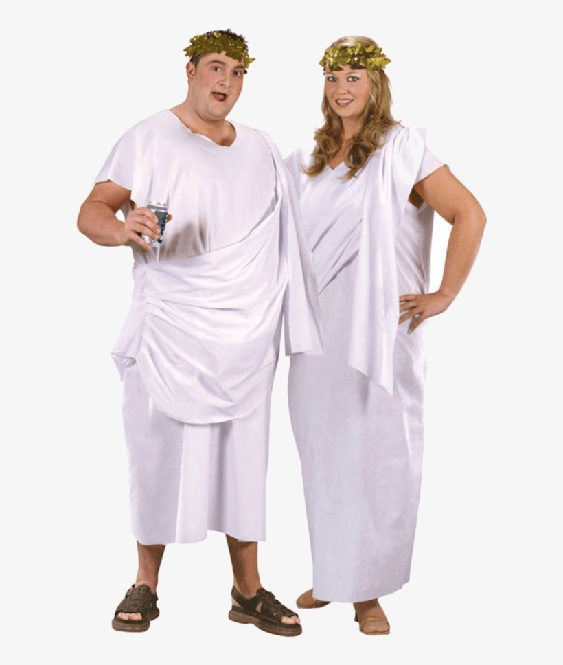 Plus Size Toga - Goddess Costume Plus Sized, transparent png #8233815