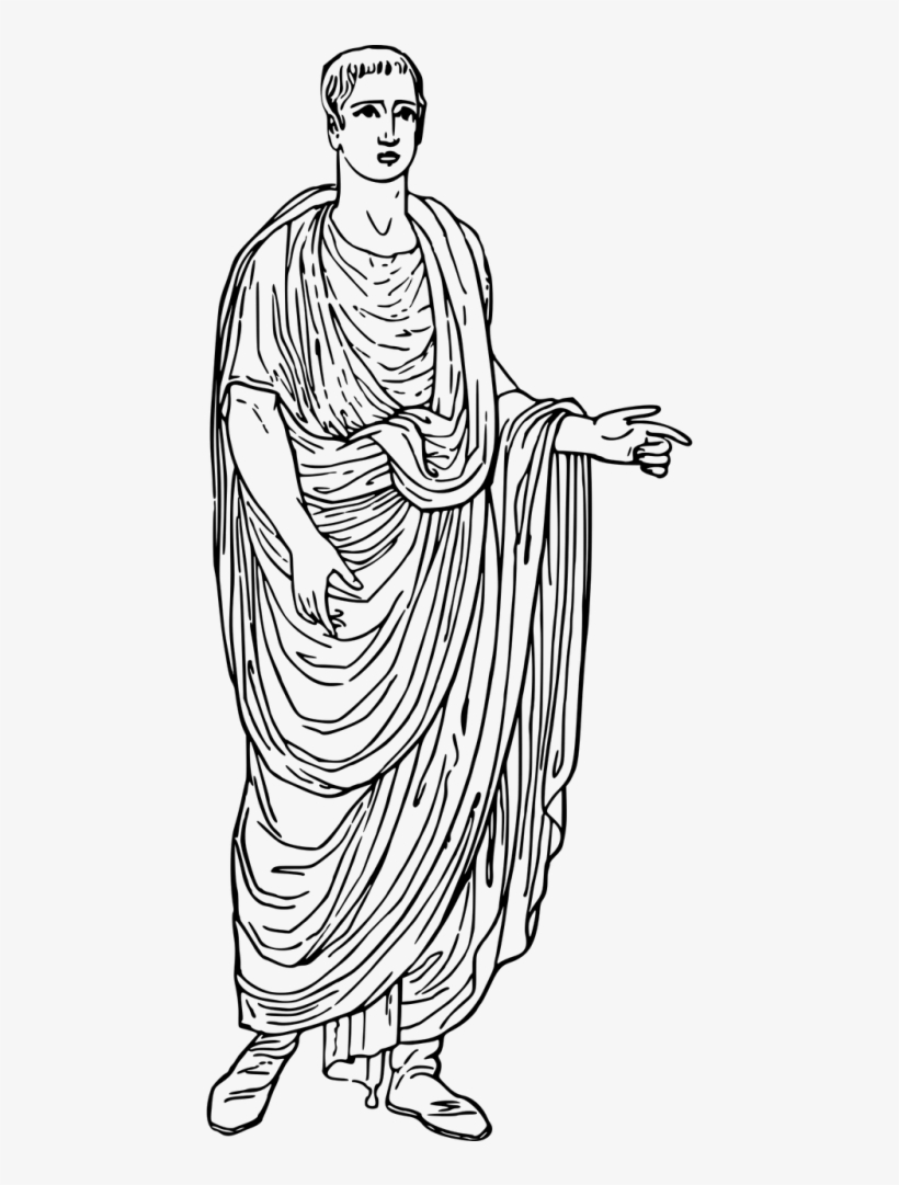 Vector - Roman Toga Png, transparent png #8234076