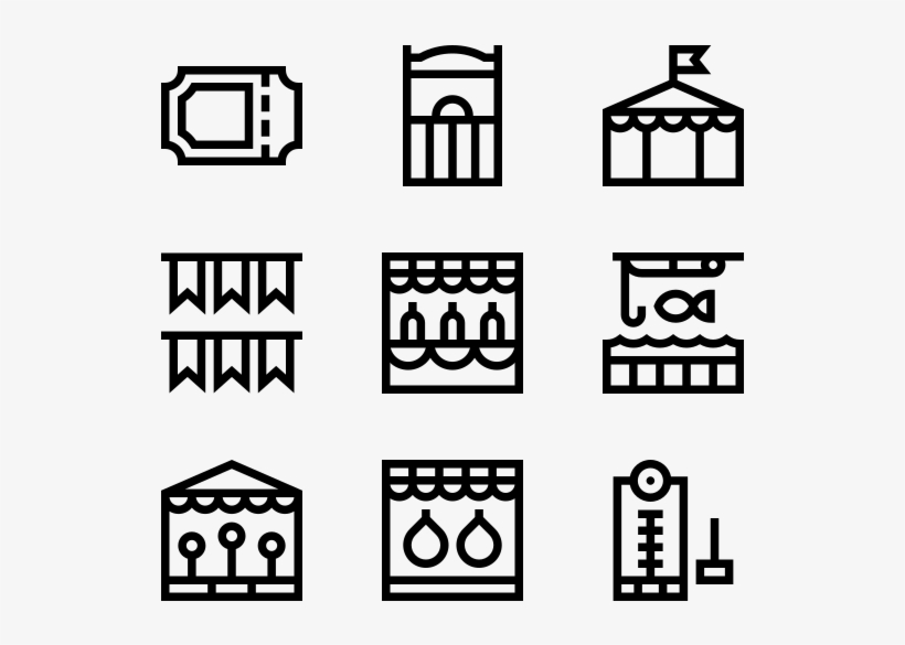 Fair - Building Icon Pack Png, transparent png #8234111
