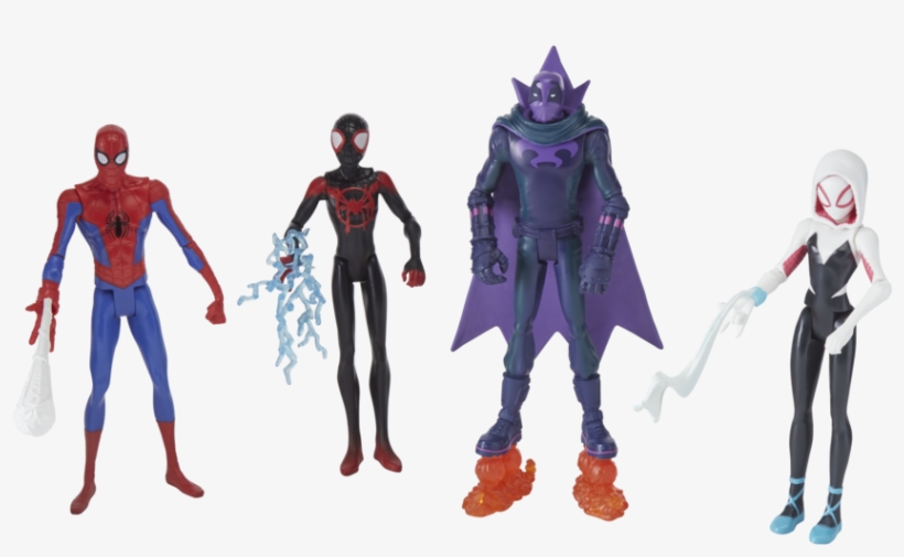 Spider Man Into The Spider Verse - Spider Man Into The Spider Verse Action Figure, transparent png #8234475