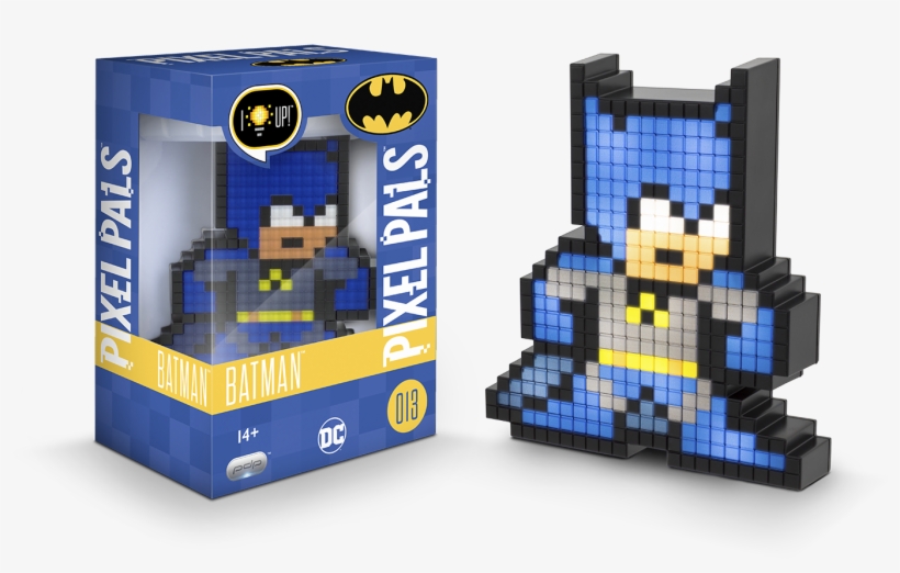 Pdp Pixel Pals Dc Comics Batman Collectible Lighted - Mega Man Pixel Pal, transparent png #8235846