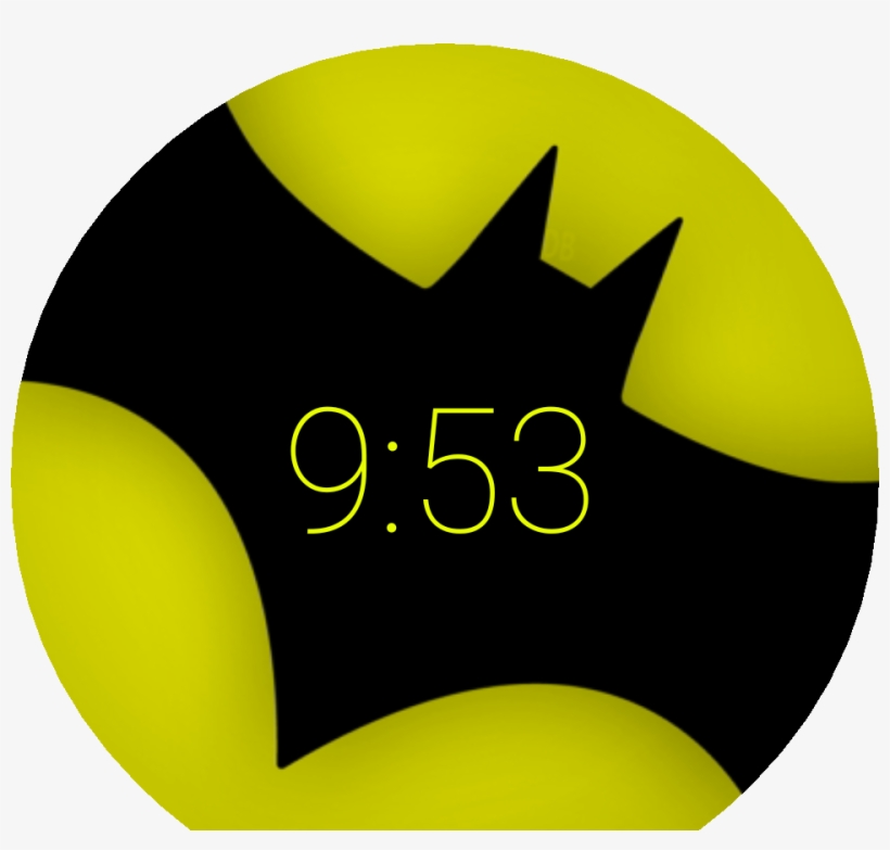 Bat Watch Face Preview, transparent png #8236369