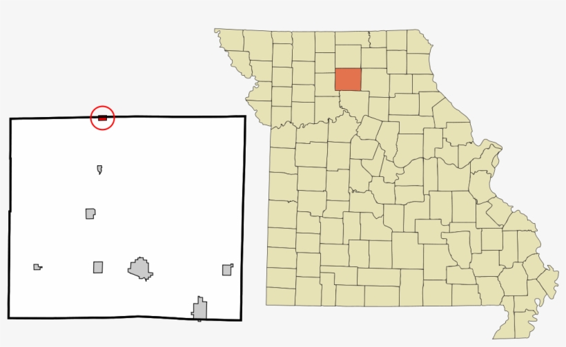 Browning, Missouri - St Elizabeth On Missouri Map, transparent png #8236774