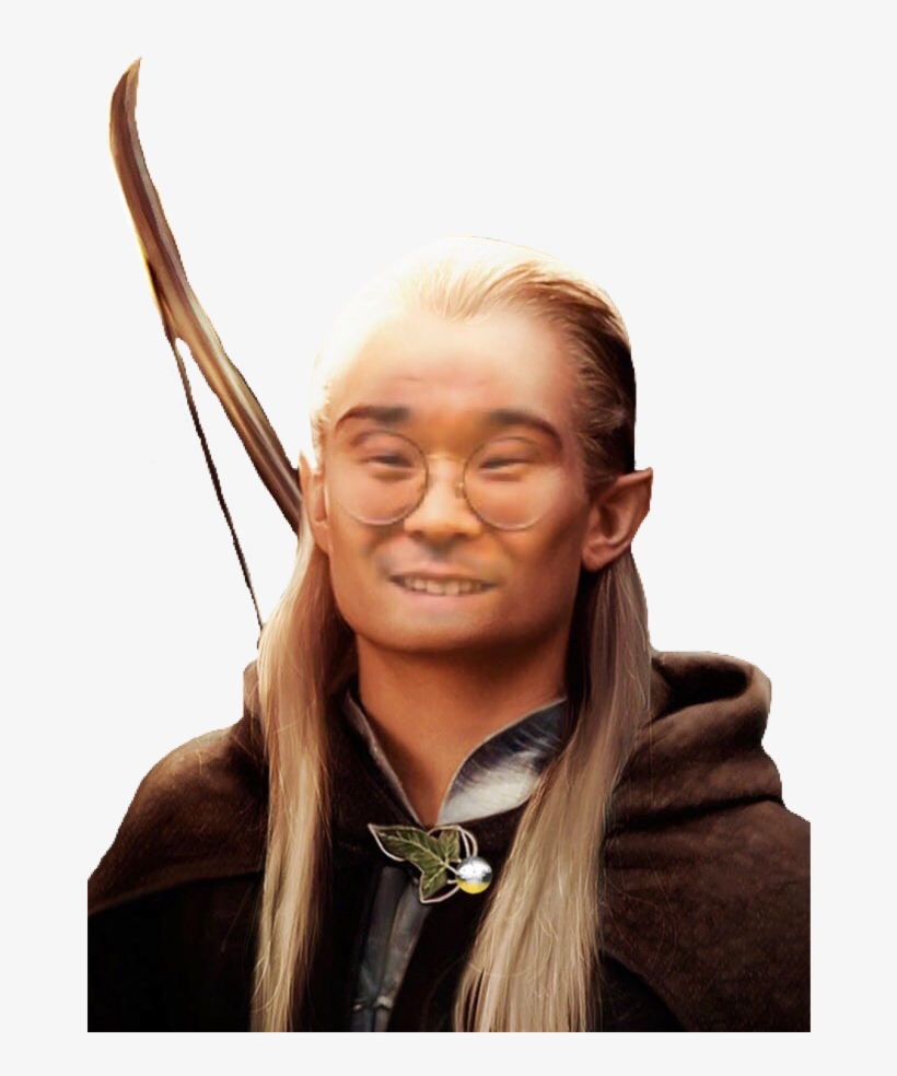 Sticker Legolas Lotr Seingeur Des Anneaux - Lord Of The Rings Valentines Card, transparent png #8236890