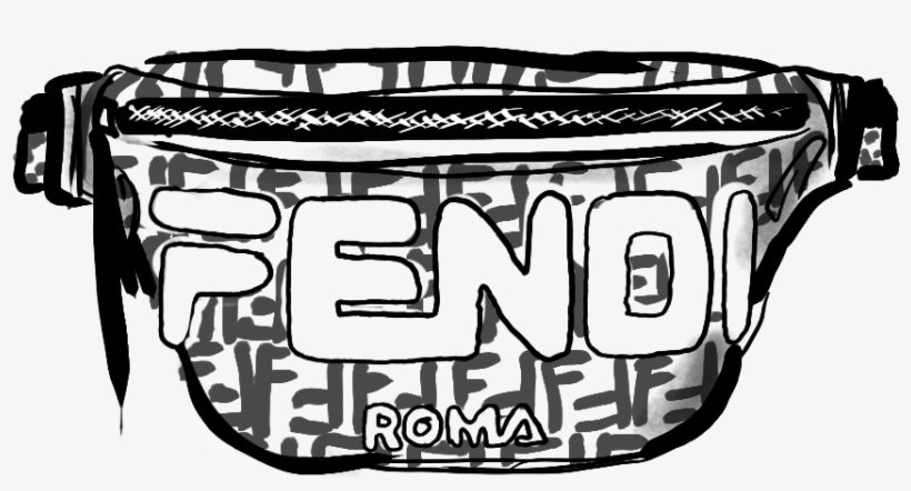 Now-viral Mashup Of Fila's Iconic Logo With The Fendi - Fanny Pack, transparent png #8237040