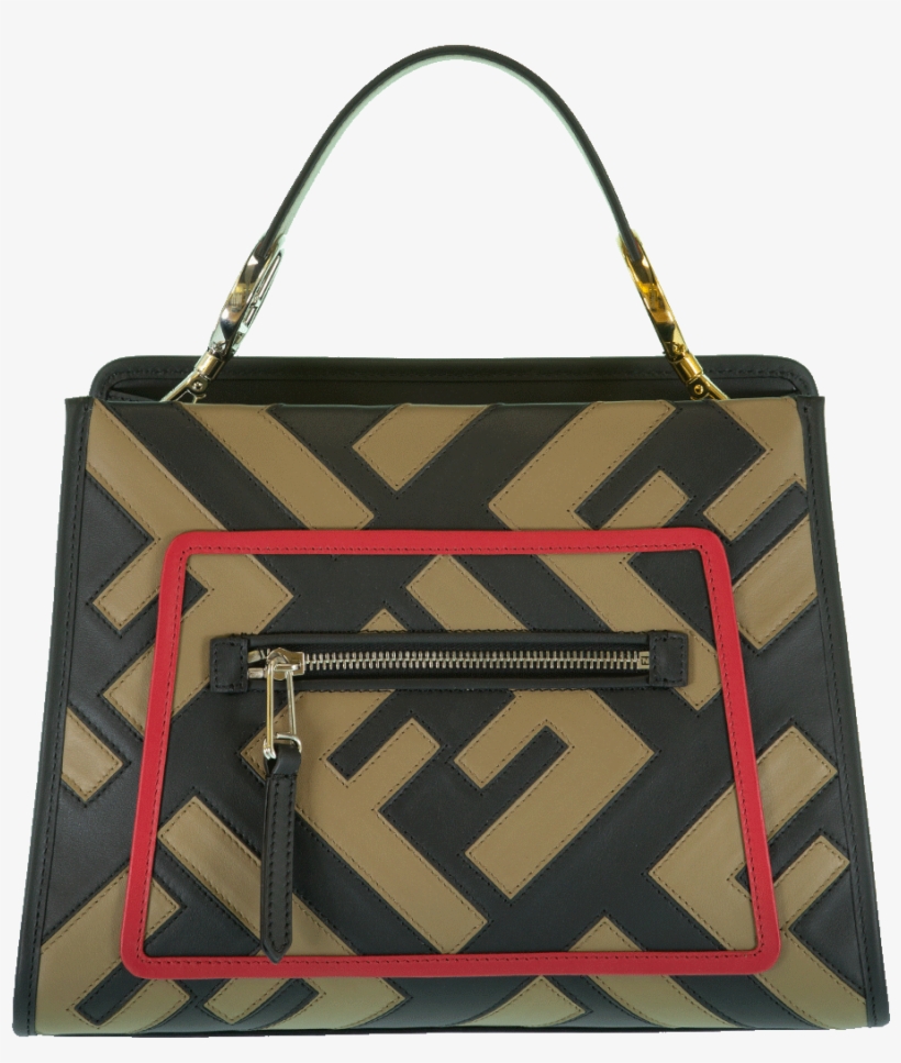Fendi - Fendi Runaway Small Ff Shopping Bag, transparent png #8237251