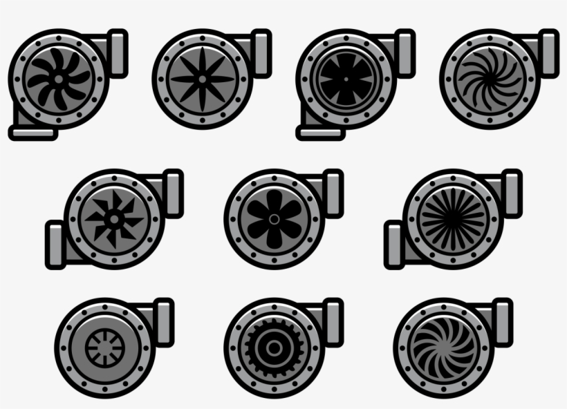 Turbocharger Vector Icons - Paper, transparent png #8237485
