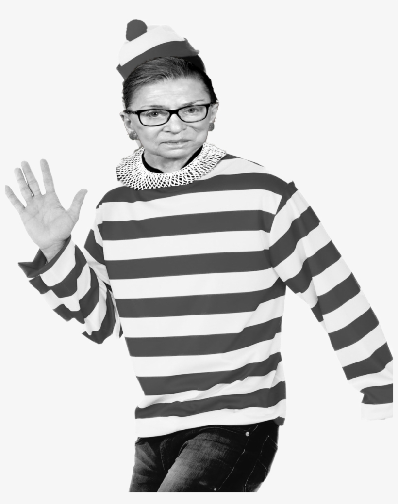 Ginsburg Challenge - Where's Waldo Costume, transparent png #8237947