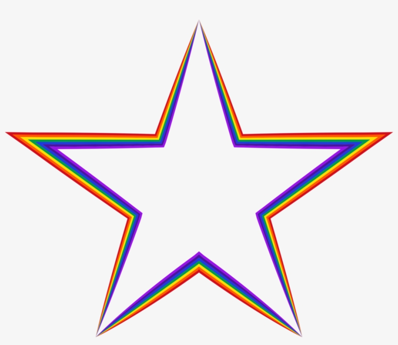 Military Aircraft Insignia Five Star Services United - Star Line Vector, transparent png #8238069