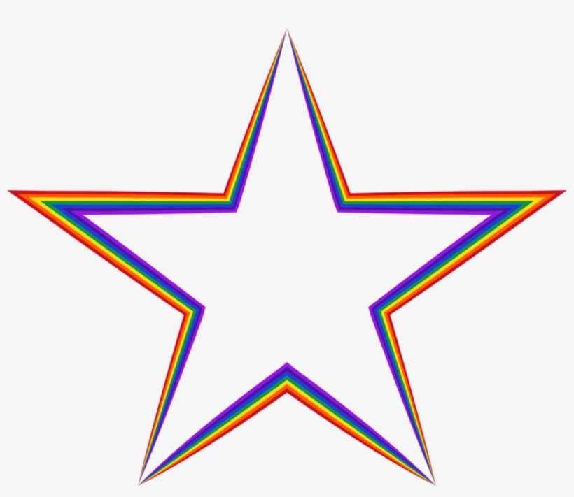 Military Aircraft Insignia Five Star Services United - Star Line Vector, transparent png #8238069